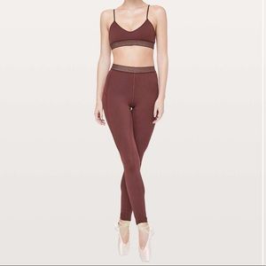 Lululemon Principal Dancer Golden Lining Set Sz 4
